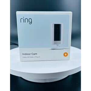 Ring Indoor Cam (2nd Gen) Plug-In – 1080p HD Video – White – NEW in Box!
